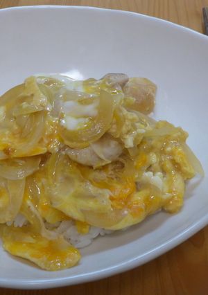 ８分で！焼く親子丼-レシピのメイン写真