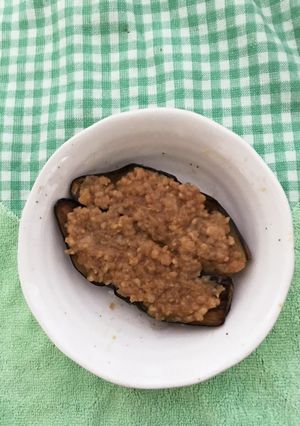 簡単！なすの鶏みそかけ-レシピのメイン写真