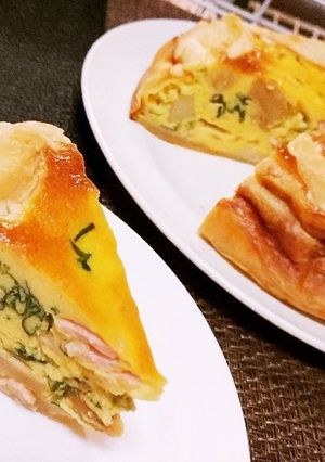 簡単　家にある物で米粉を使ったキッシュ♪-レシピのメイン写真