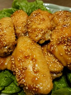 手羽中のゴマ照り焼き-レシピのメイン写真