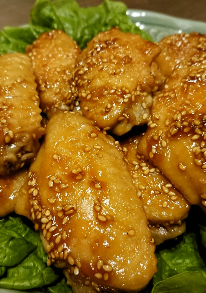 手羽中のゴマ照り焼き-レシピのメイン写真