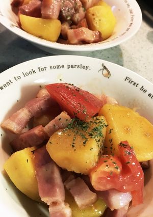 じゃがいもとベーコンの炒め煮-レシピのメイン写真