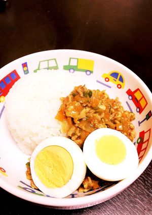 ピーマン入り適当ドライカレー-レシピのメイン写真