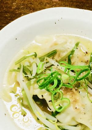 あるもんで。余った餃子で中華スープ☆-レシピのメイン写真
