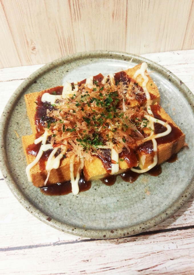 厚揚げでお好み焼き風-レシピのメイン写真
