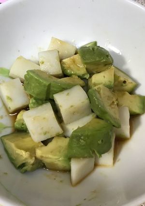アボカドと蒲鉾の山葵醤油和え-レシピのメイン写真