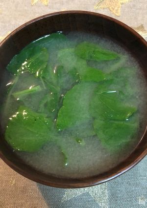 ☘ルッコラの味噌汁☘-レシピのメイン写真