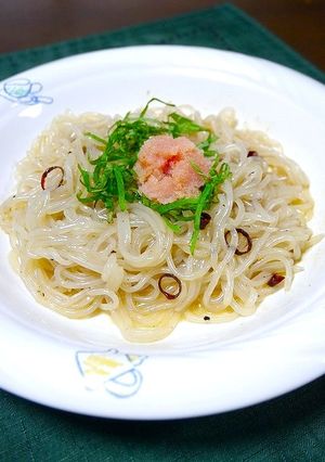ダイエット！しらたき☆めんたいペペロン-レシピのメイン写真