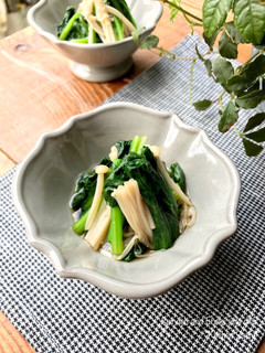 ほうれん草とえのきのだし浸し-レシピのメイン写真
