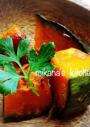 お弁当に☆レンジでかぼちゃの煮物♪♪-レシピのメイン写真