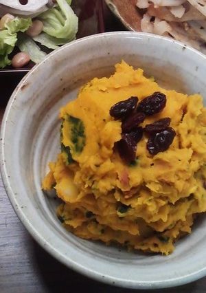 炊飯器でついでに♪デパ地下かぼちゃサラダ-レシピのメイン写真