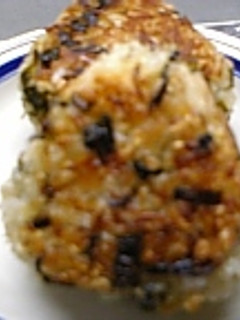 ジャコ高菜の焼きおにぎり-レシピのメイン写真