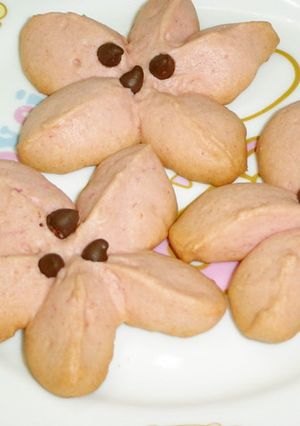 桜咲く-サクラサク-お花のクッキー-レシピのメイン写真