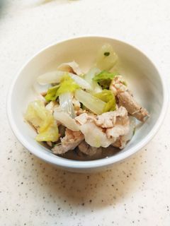 豚肉、玉ねぎ、レタスのネギ塩だれ炒め-レシピのメイン写真