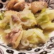 鶏モモ肉とキャベツの塩麹煮込み