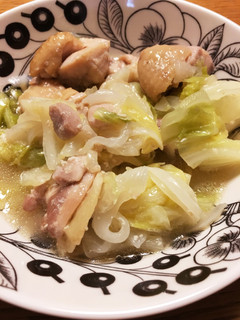 鶏モモ肉とキャベツの塩麹煮込み-レシピのメイン写真