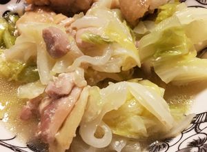 鶏モモ肉とキャベツの塩麹煮込み-レシピのメイン写真