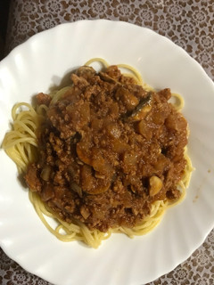 簡単ミートソーススパゲッティ-レシピのメイン写真