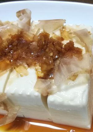 生にんにく醤油をアクセントにした冷や奴-レシピのメイン写真