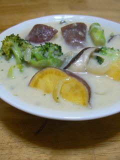 さつま芋とブロッコリーのクリーム煮-レシピのメイン写真