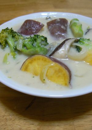さつま芋とブロッコリーのクリーム煮-レシピのメイン写真