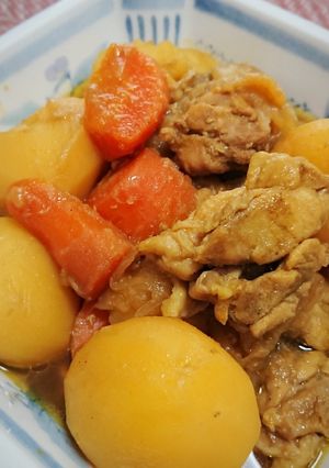 炊飯器にお任せ♪簡単♪カレー味の肉じゃが-レシピのメイン写真