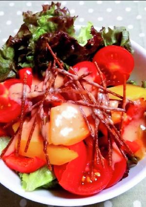 揚げパスタサラダ-レシピのメイン写真