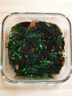ひじきと梅干しのごま油炒め-レシピのメイン写真
