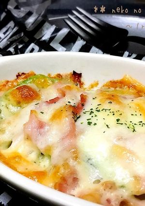 バジルとアボカドのイタリアングラタン-レシピのメイン写真