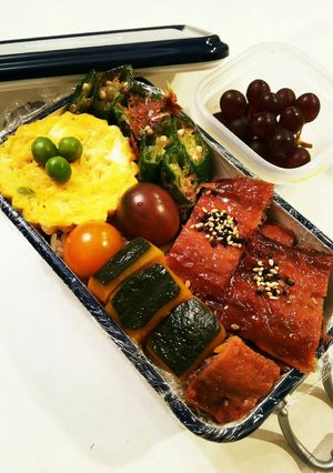 お弁当(6/7) グリーンピースの卵とじ-レシピのメイン写真