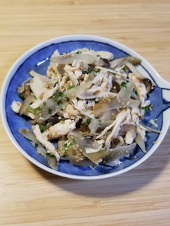 サラダチキンで簡単美味しい炒め物-レシピのメイン写真