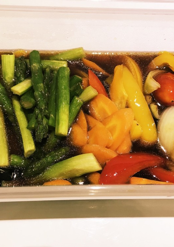 創味のつゆで、夏野菜の揚げ浸し☆-レシピのメイン写真