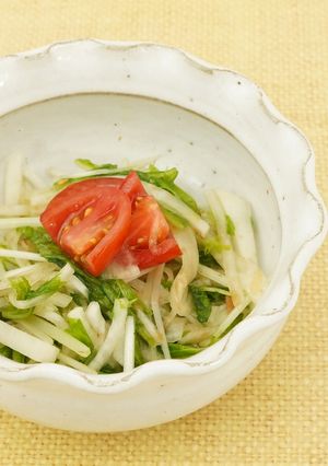 大根と水菜のおかか和え-レシピのメイン写真