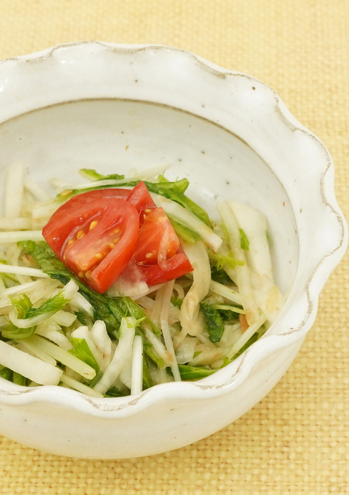 大根と水菜のおかか和え-レシピのメイン写真