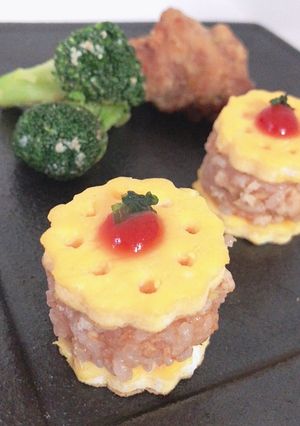 オムライスでサンドイッチ-レシピのメイン写真