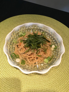 時短!パパッと!お茶漬けパスタ!-レシピのメイン写真