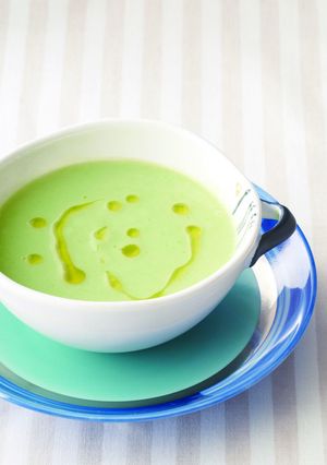 スナップえんどう冷製スープ-レシピのメイン写真