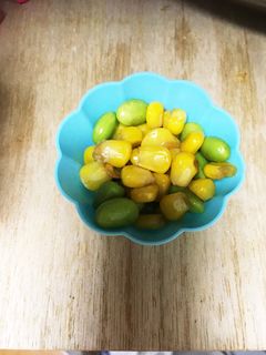 お弁当に!時短!コーンと枝豆の醤油バター-レシピのメイン写真