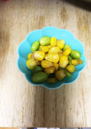 お弁当に！時短！コーンと枝豆の醤油バター-レシピのメイン写真