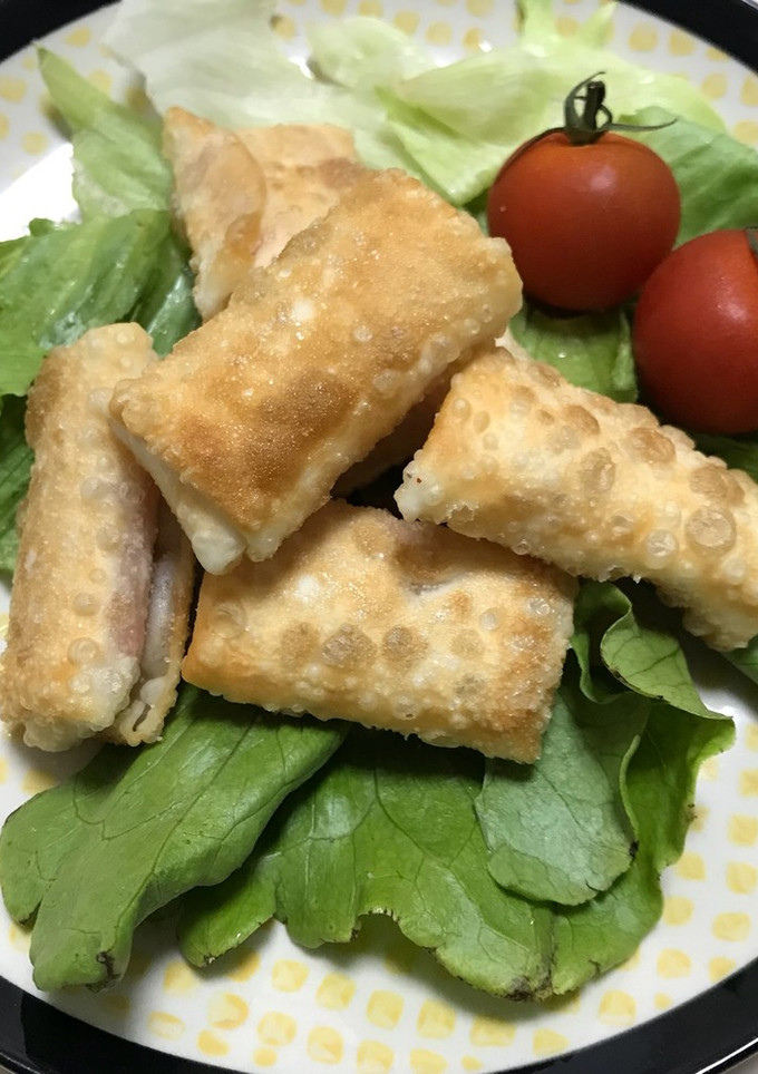 餃子の皮とカニカマで簡単おつまみ☆-レシピのメイン写真