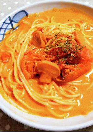 赤エビのパスタ-レシピのメイン写真