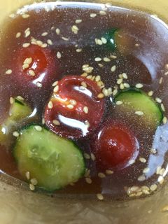 きゅうりとトマトのポン酢和え-レシピのメイン写真