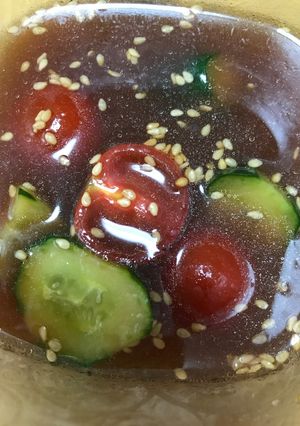 きゅうりとトマトのポン酢和え-レシピのメイン写真