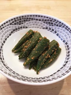 簡単一品!オクラの胡麻和え♡-レシピのメイン写真