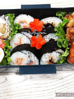 お弁当に♪簡単1本で2種類くる2太巻き♡-レシピのメイン写真