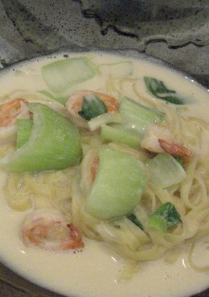 ☆めちゃクリーミー豆乳味噌うどん☆-レシピのメイン写真