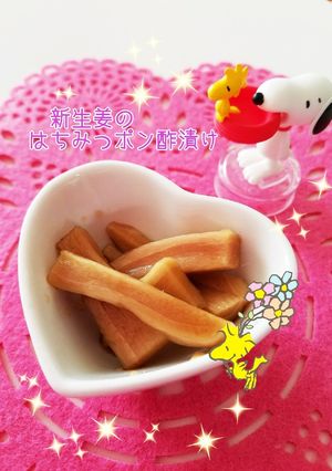 新生姜の蜂蜜ポン酢漬け-レシピのメイン写真