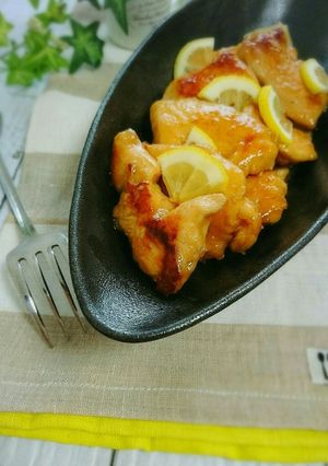 絶品！♡鶏むね肉のレモン南蛮漬け-レシピのメイン写真
