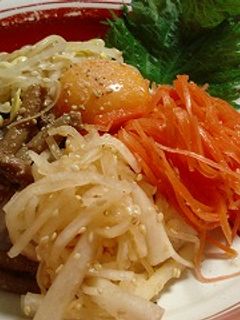 いろいろナムル♪ビビンバにどうぞ-レシピのメイン写真