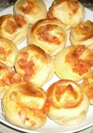 ホームベーカリーで　お惣菜パン♪-レシピのメイン写真
